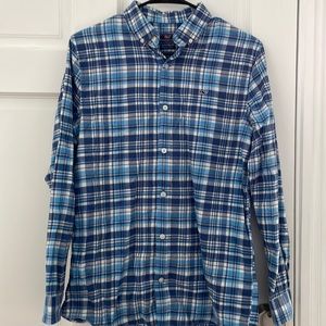 Vineyard Vines long sleeve flannel plaid shirt Sz XL